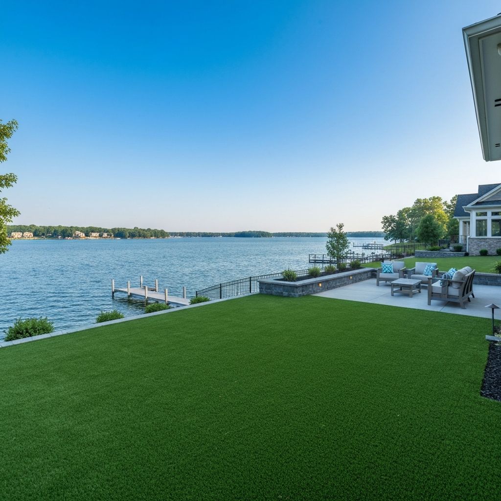 Professional artificial turf installation in Cornelius NC