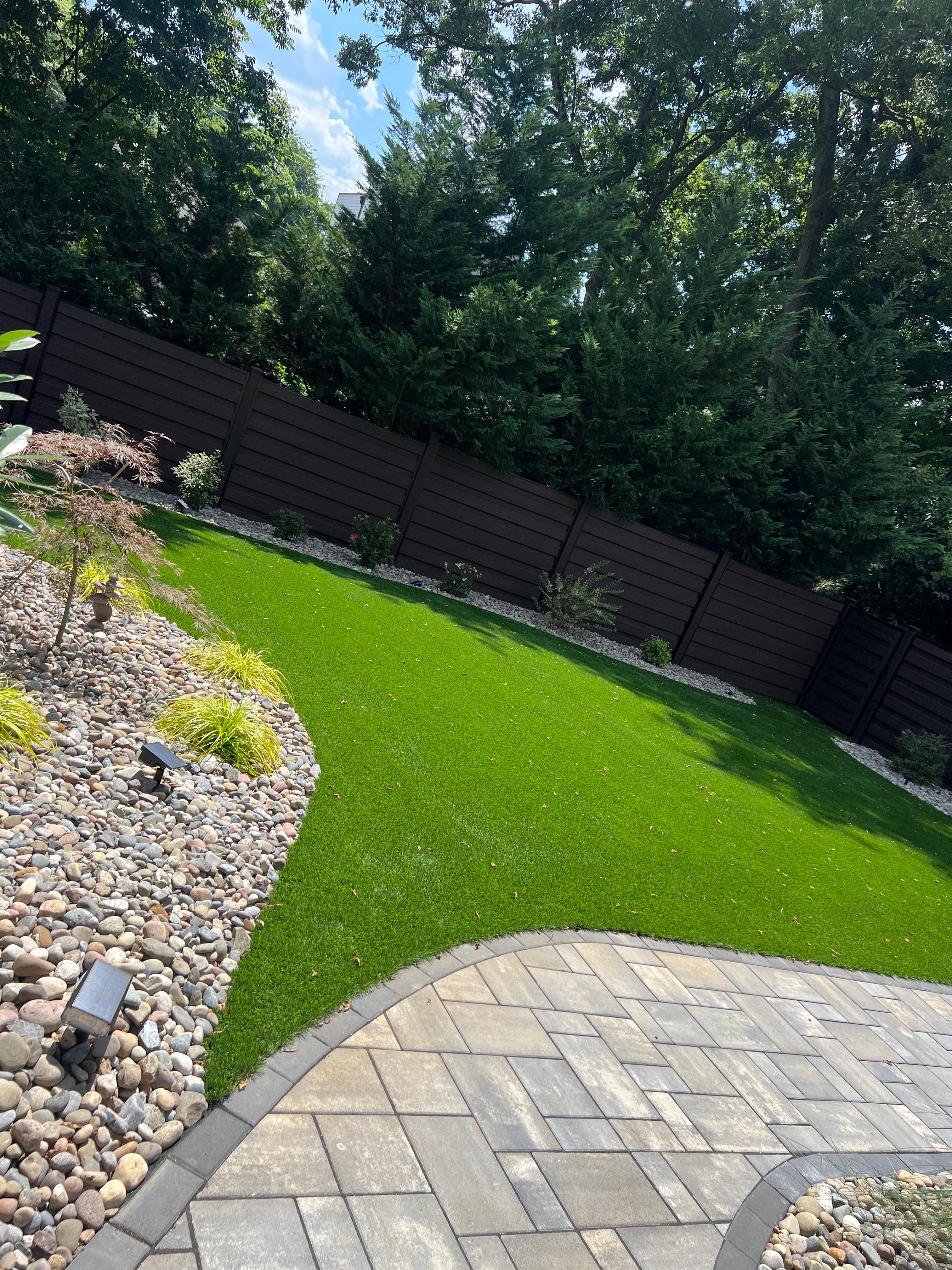 Paver Patio & Lawn Integration