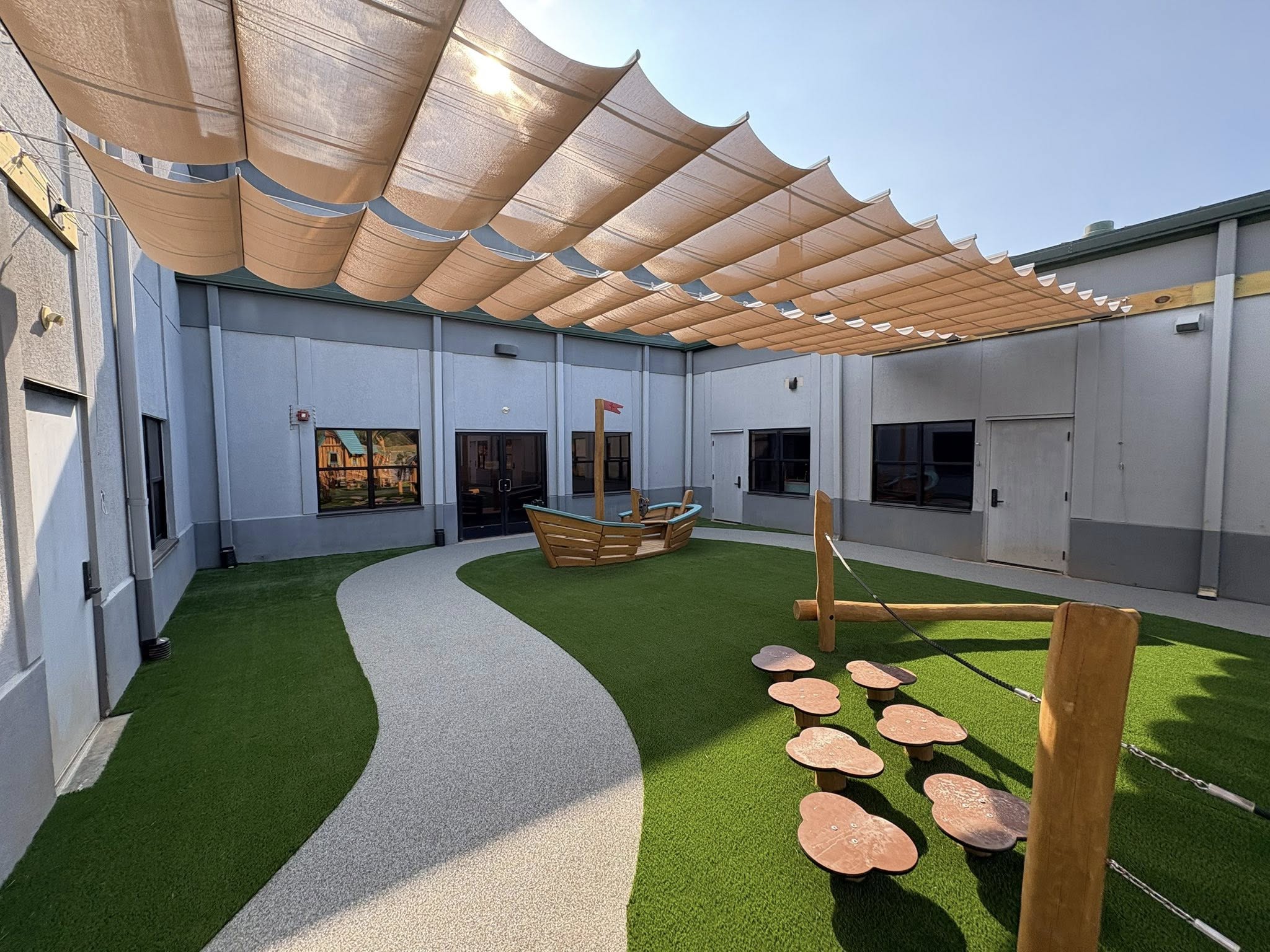 Indoor School Courtyard Play Area