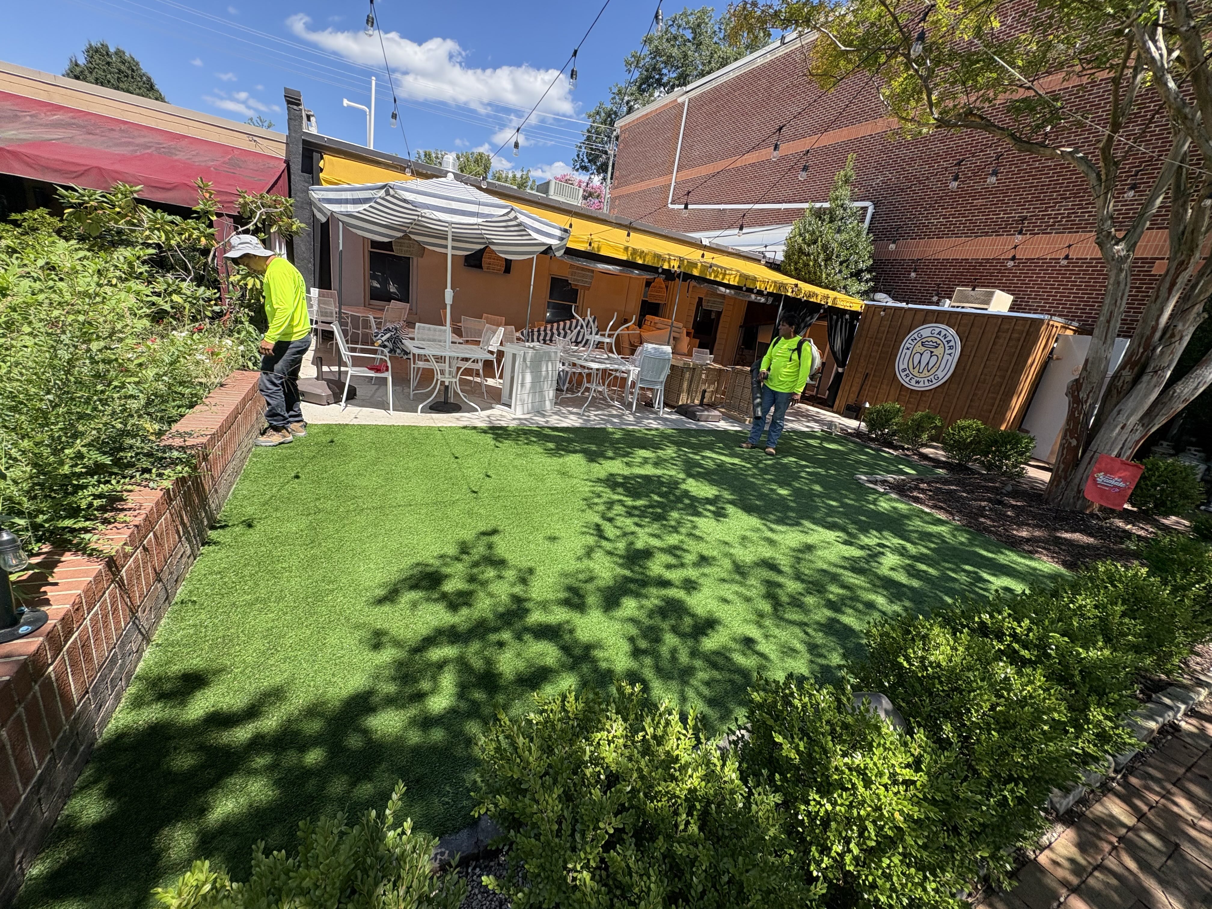 Commercial Restaurant Patio Installation