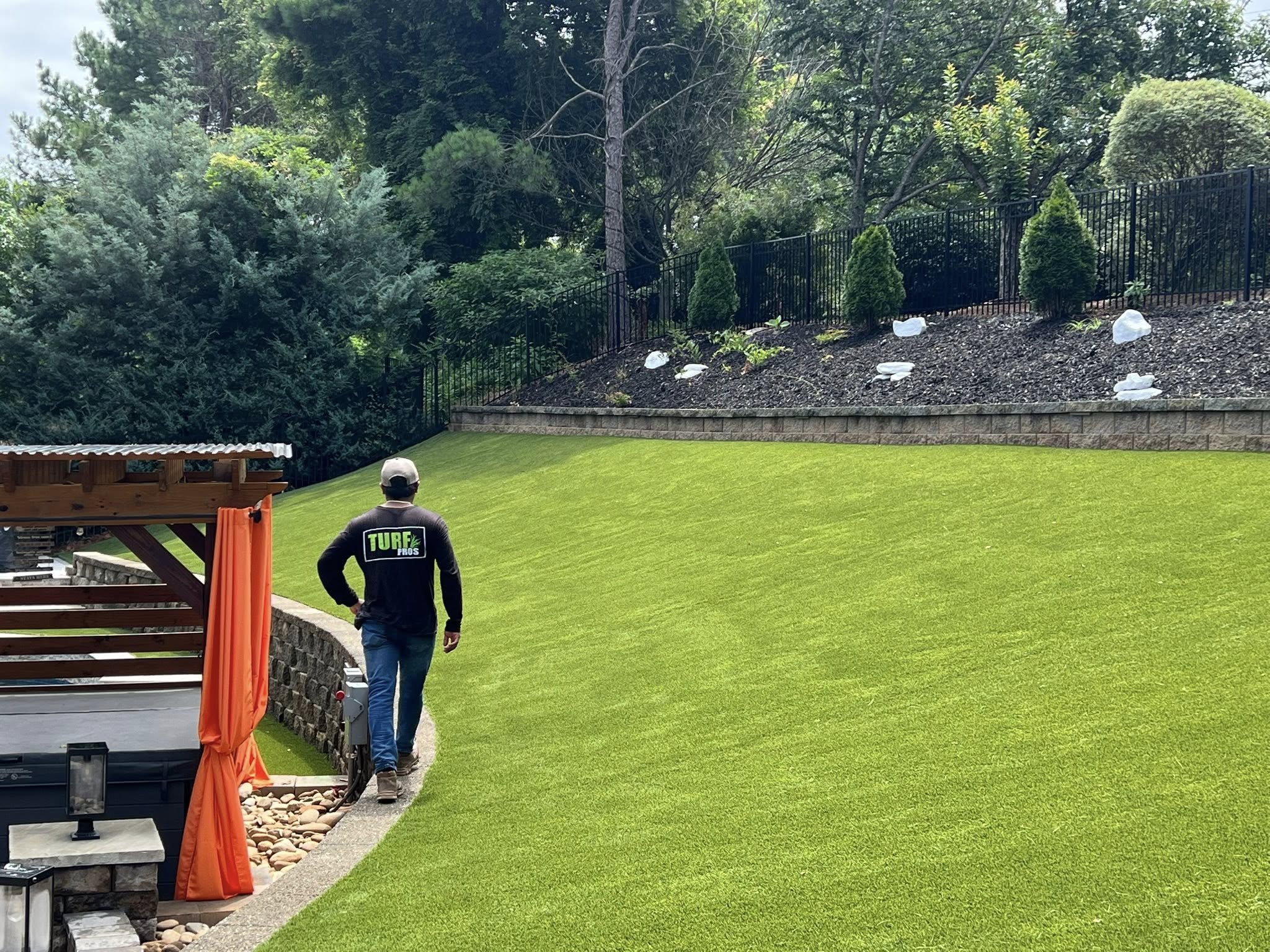Residential Backyard Turf Landscaping
